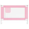 vidaXL Kleinkind-Bettschutzgitter Rosa 100x25 cm Stoff