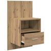 vidaXL Nachttisch 2 pcs Artisan-Eiche 50 x 32.5 x 80cm Holzwerkstoff