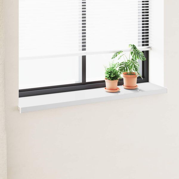 vidaXL Fensterbank Wei&szlig; 140 x 35 x 4,5 cm PVC