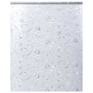 vidaXL Fensterfolie Matt Blumenmuster 90x500 cm PVC