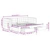 vidaXL Tagesbett Ausziehbar mit Schubladen Dunkelgr&uuml;n 90x200 cm Samt