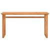 vidaXL Schreibtisch 120x45x75 cm Massivholz Teak