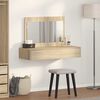 vidaXL Schminktisch mit Speicher Braun 100 x 40 x 70 cm Holzwerkstoff