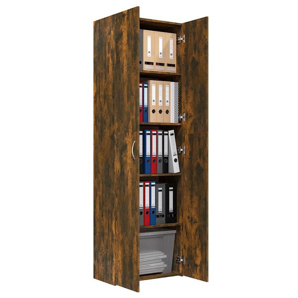 vidaXL B&uuml;roschrank R&auml;uchereiche 60x32x190 cm Holzwerkstoff