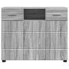 vidaXL Holzschrank Graues Sonoma 88,5 x 30,5 x 73 cm Holzwerkstoff