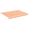 vidaXL Ersatzstoff f&uuml;r Markise Gelb und Orange 4x3 m Polyester