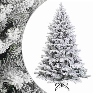 vidaXL K&uuml;nstlicher klappbarer Weihnachtsbaum 150 cm PVC und Metall