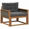 vidaXL Outdoor Mittelsofa Natur