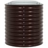 vidaXL Garten-Hochbeet Braun 320 x 80 x 81 cm Stahl