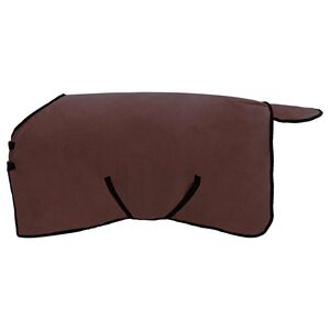 vidaXL Pferdedecke Volles Dunkelbraun Polyester