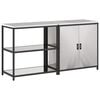 vidaXL Aufbewahrungsset f&uuml;r die K&uuml;che HATTEM 2 pcs Silber Edelstahl