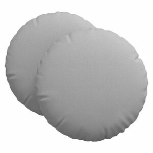 vidaXL Sitzkissen 2 pcs Wolkengrau &Oslash;80 x 29 cm Stoff