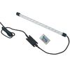 vidaXL Gabionenwand mit Glassteinen und LED-Lampe 50x30x100 cm