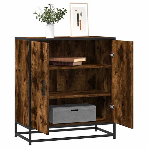 vidaXL Sideboard R&auml;uchereiche 68x35x76 cm Holzwerkstoff und Metall