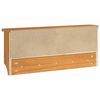 vidaXL Wandgarderobe SANDNES 87x12x35 cm Massivholz Kiefer
