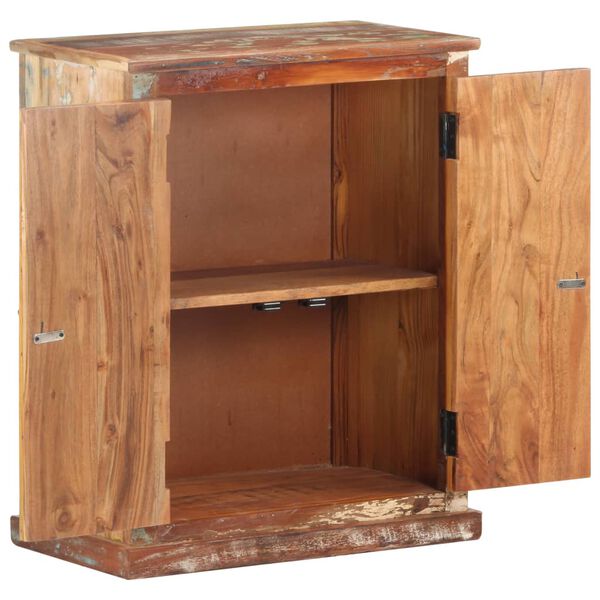 vidaXL Sideboard mit Buddha-Verkleidung 60x35x75cm Altholz Massivholz