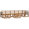 vidaXL Outdoor-Sofagarnitur 8 stk. Natur Massivholz Akazie