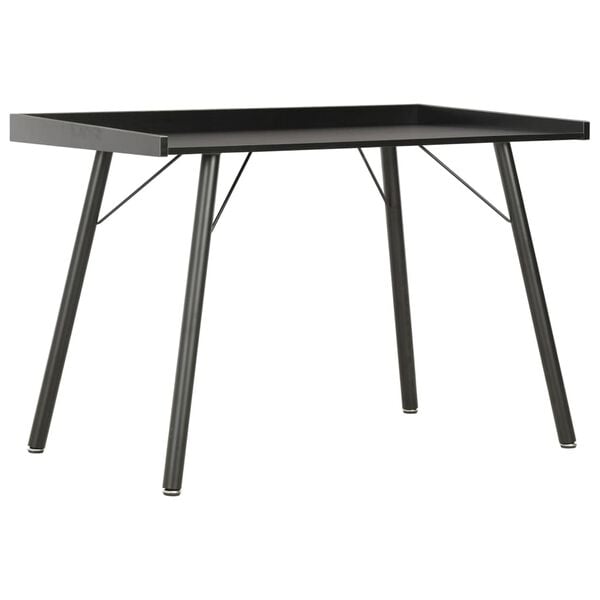 vidaXL Schreibtisch Schwarz 90&times;50&times;79 cm