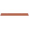 vidaXL Wandregal mit Regal 2 pcs Rot 60 x 9 x 3 cm Holzwerkstoff