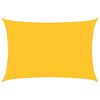 vidaXL Sonnensegel 160 g/m&sup2; Rechteckig Gelb 4x6 m HDPE