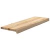 vidaXL Treppenstufen 8 Stk. Unbehandelt 80x25x2 cm Massivholz Eiche