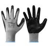 vidaXL Arbeitshandschuhe 12 Stk. Grau und Schwarz 9 / l Polyester