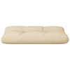 vidaXL Palettenkissen Beige 80x40x12 cm Stoff