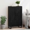 vidaXL Highboard Schwarz Eichen-Optik 69,5 x 31 x 115 cm Holzwerkstoff