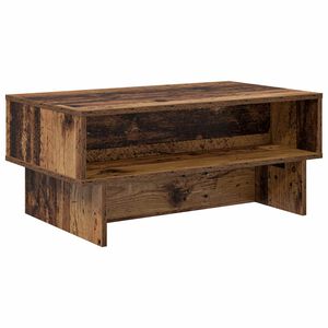vidaXL Couchtisch Altholz 80 x 46 x 35 cm Holzwerkstoff