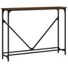vidaXL Konsolentisch Braun Eichen-Optik 102x22,5x75 cm Holzwerkstoff