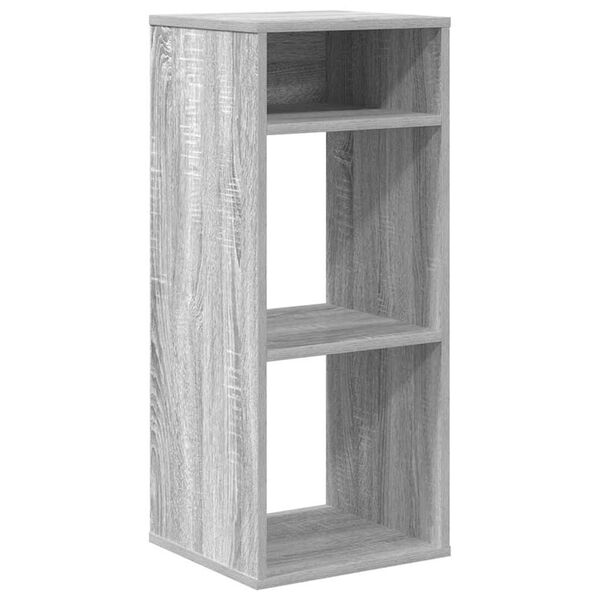 vidaXL Bücherregal Grau Sonoma 34x31x80 cm Holzwerkstoff