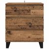 vidaXL Sideboard mit Schubladen Altholz 60 x 35 x 70 cm Holzwerkstoff