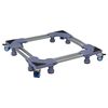 vidaXL Waschmaschinensockel Grau 67 x 67 x 12 cm Edelstahl