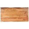 vidaXL Couchtisch mit Baumkanten 115x60x40 cm Massivholz Akazie