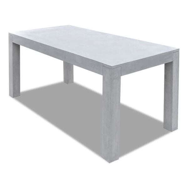 vidaXL Gartentisch Grau 180x90x75 cm Beton