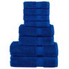 vidaXL 8 tlg. Premium-Handtuch-Set SOLUND Blau 600 g/m&sup2;