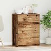 vidaXL Sideboard mit Schubladen Altholz 60 x 39 x 80 cm Holzwerkstoff