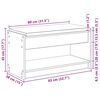 vidaXL Flurbank mit Kissen mit Regal Sonoma-Eiche 83 x 38 x 45 cm