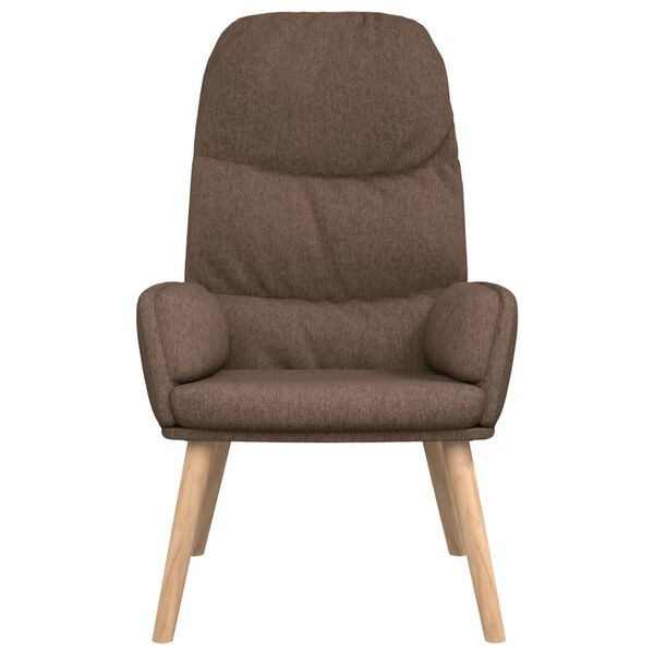 vidaXL Relaxsessel Taupe Stoff