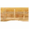 vidaXL Schreibtischplatte mit Aussparung 120x60x2,5cm Massivholz Mango