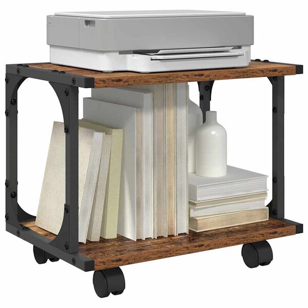 vidaXL Druckerst&auml;nder Altholz 41 x 28 x 33,5 cm Holzwerkstoff