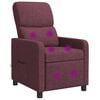 vidaXL Massage Relaxsessel Lila Polyester