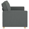 vidaXL 2-Sitzer Sofa Dunkelgrau 160x78x84 cm Stoff