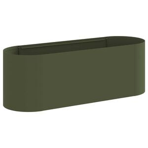 vidaXL Hochbeet im Garten Olive Gr&uuml;n 120 x 40 x 40 cm