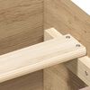 vidaXL Bettgestell ohne Matratze Artisan-Eiche 150x200cm Holzwerkstoff