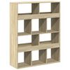 vidaXL Raumteiler Sonoma-Eiche 100x33x125,5 cm Holzwerkstoff
