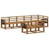 vidaXL Outdoor-Sofagarnitur 8 pcs Natur Massivholz Akazie