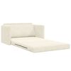 vidaXL Schlafsofa Creme 124 x 204 x 61 cm Samt
