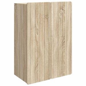 vidaXL Wandschrank Sonoma-Eiche 66 x 34,5 x 92 cm Holzwerkstoff
