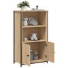 vidaXL Highboard Sonoma-Eiche 62x32x103,5 cm Holzwerkstoff